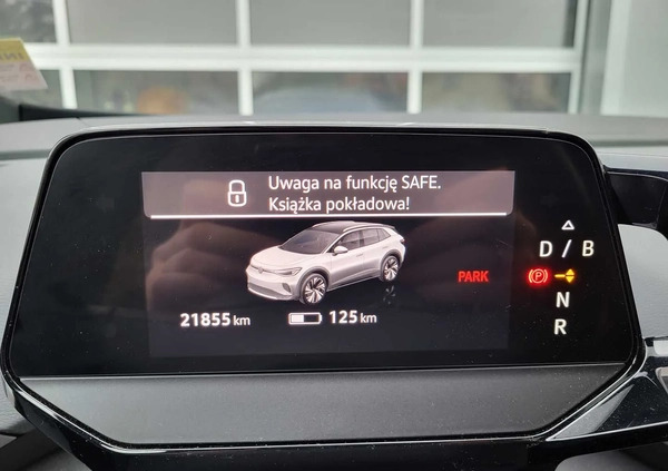 Volkswagen ID.4 cena 154900 przebieg: 21855, rok produkcji 2021 z Głuszyca małe 466